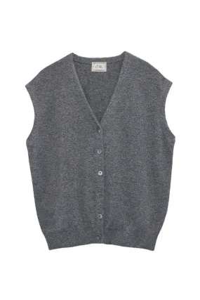 Bolt Vest - Dark Heather Grey