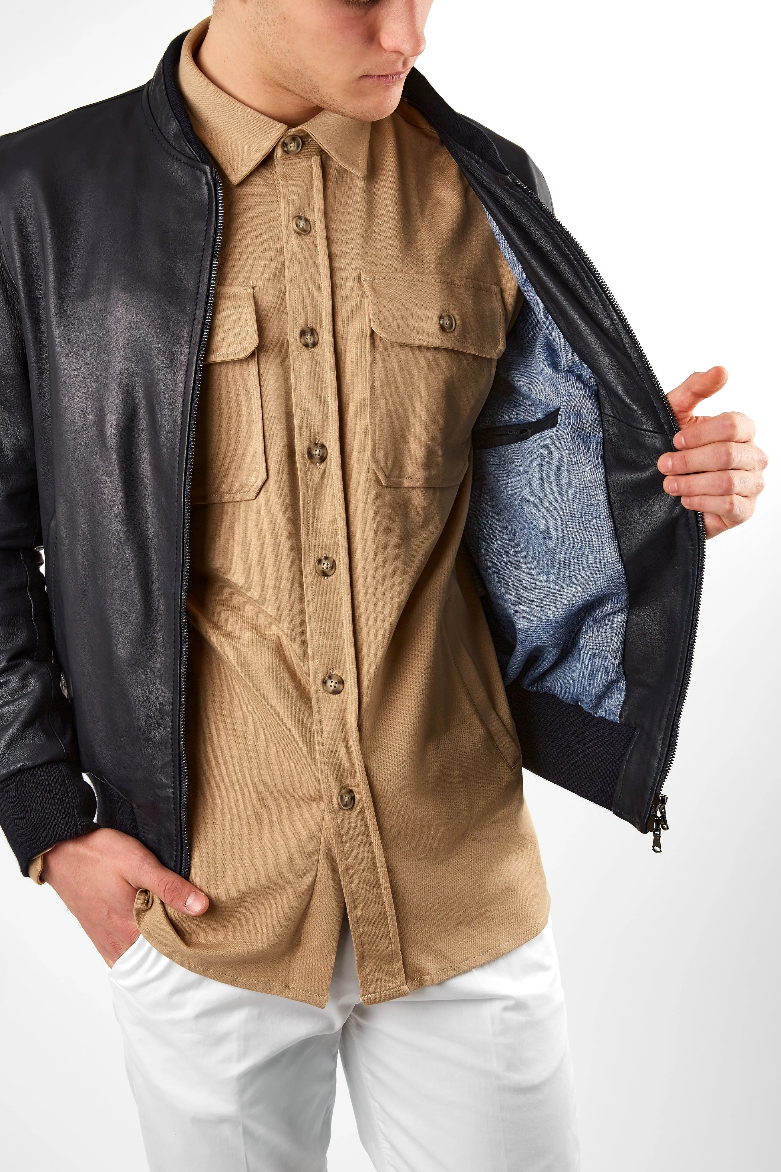 Bomber pelle