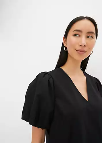 bonprix Short Puff Sleeve Tunic | Kaleidoscope