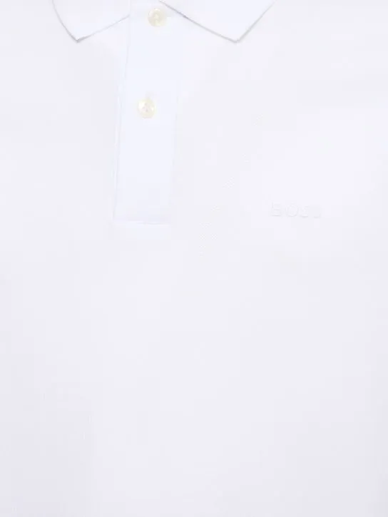 Boss   Pallas logo cotton polo 
