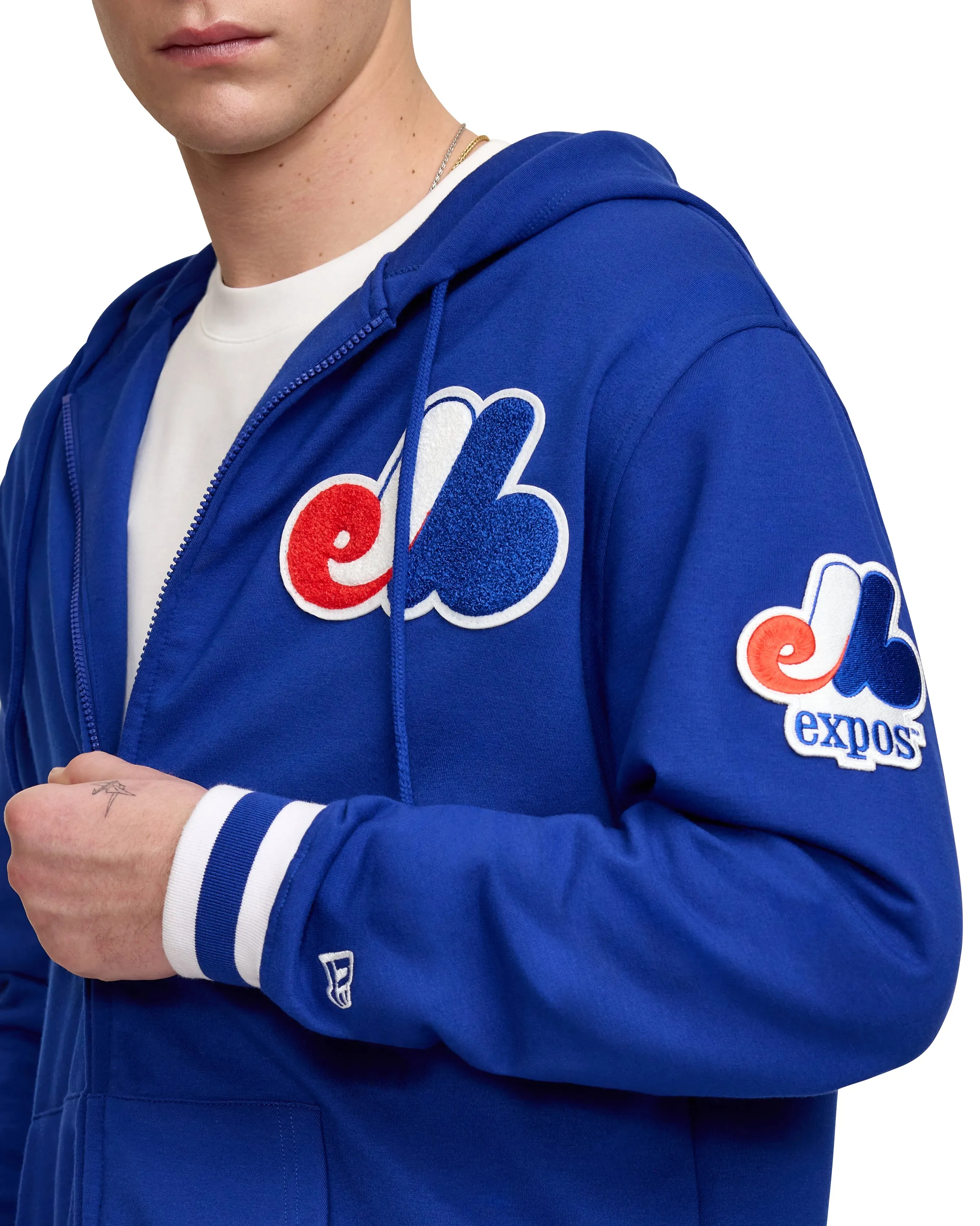 Boston Red Sox Coop Logo Select Full-Zip Hoodie
