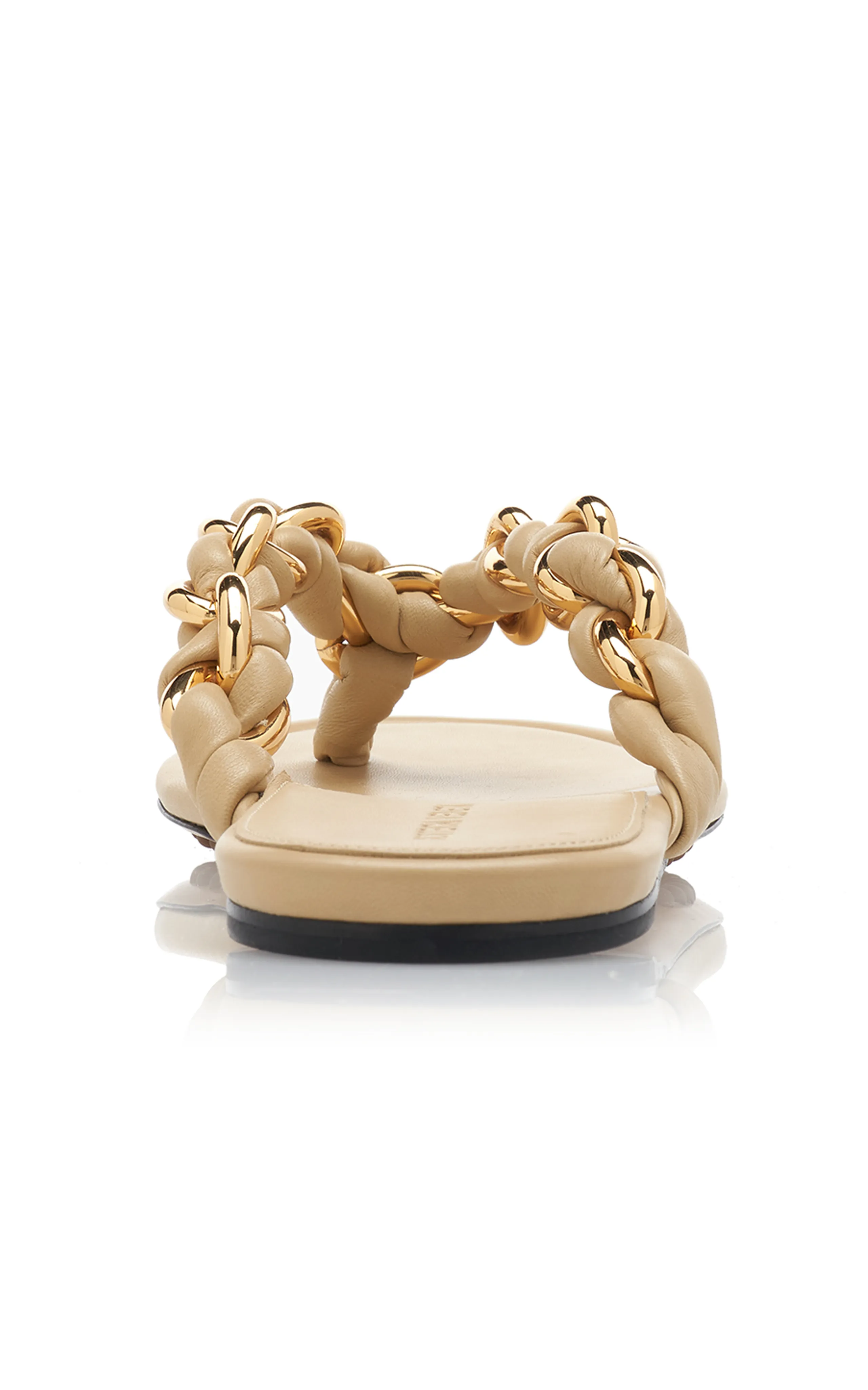 Bottega Veneta Dot Lagoon Chain Flat Sandals