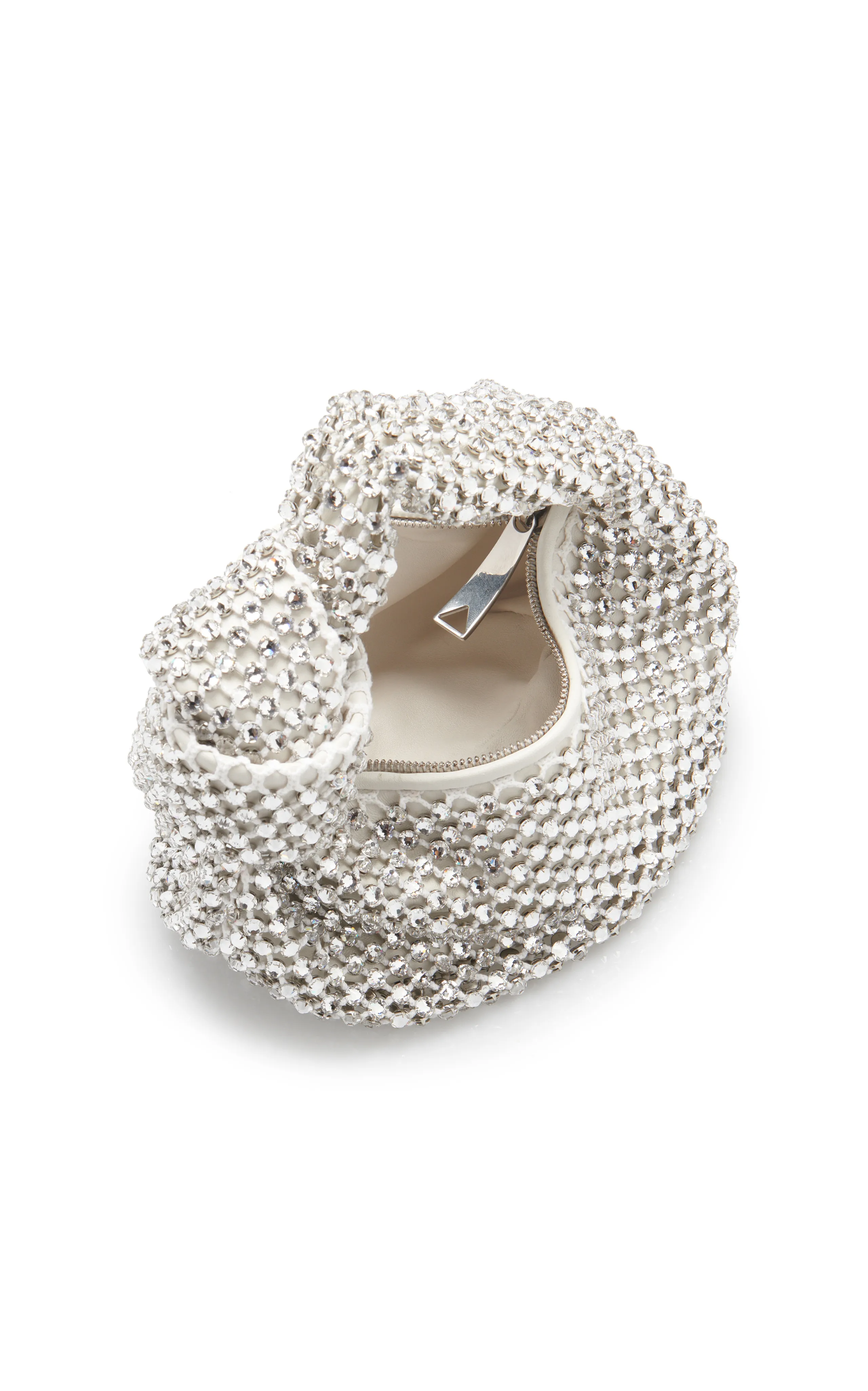 Bottega Veneta The Mini Jodie Crystal-Net Leather Bag