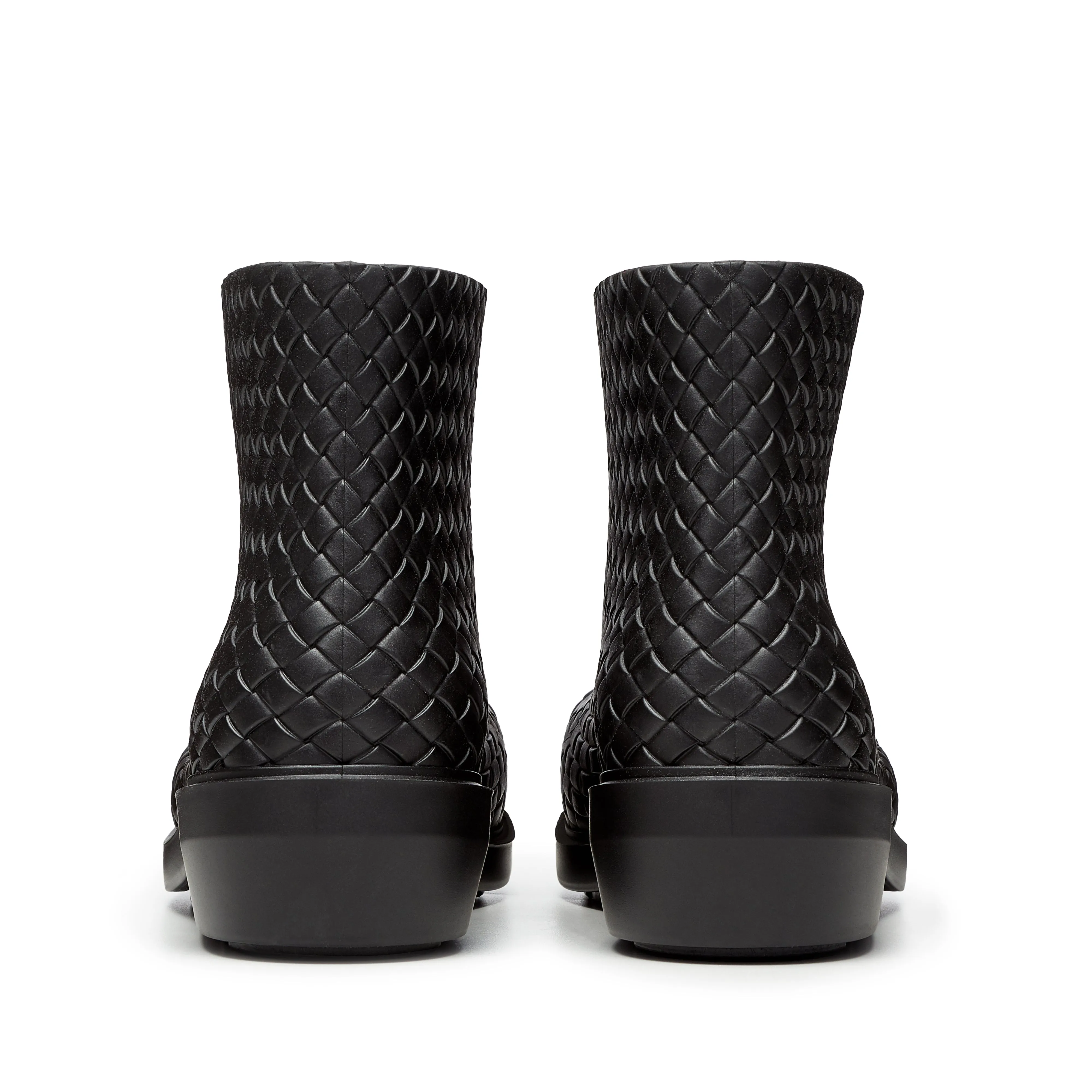 Bottega Veneta - Women’s Fireman Ankle Boot Rubber - (Black)
