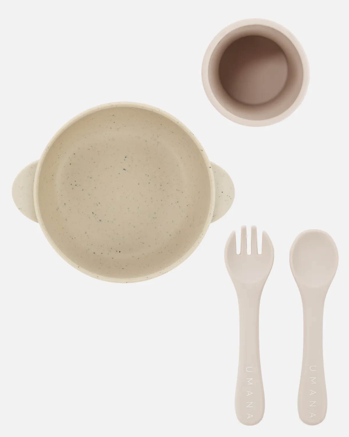 Bowl, Cup, Spoon and Fork Set - Pistachio