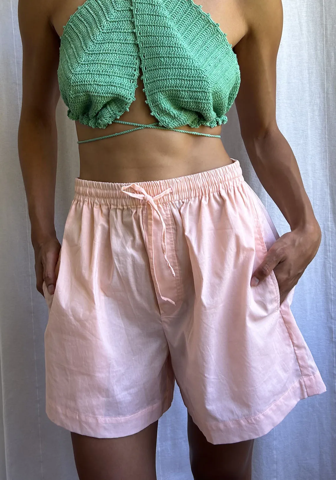 BOXING SHORT PEACH