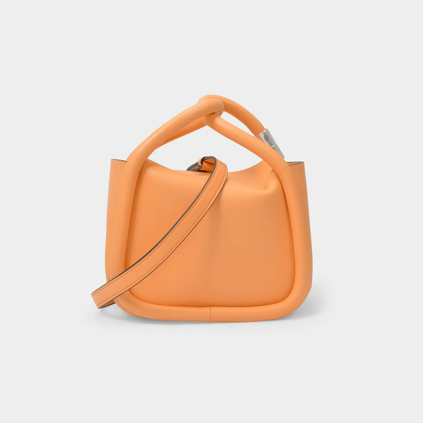 Boyy  Wonton 20 Bag In Orange Leather