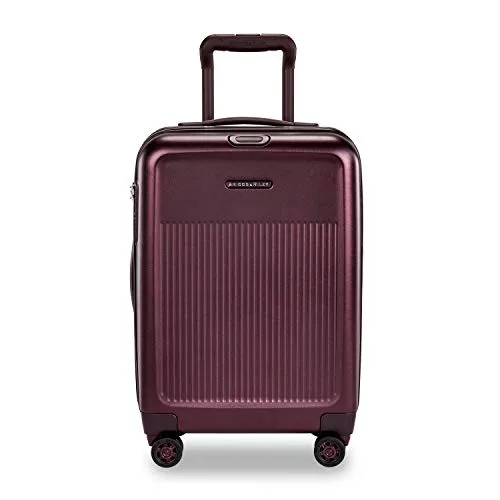 Briggs & Riley Sympatico Hardside International Spinner Luggage, Plum, 21-Inch Carry-On