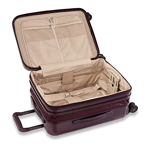 Briggs & Riley Sympatico Hardside International Spinner Luggage, Plum, 21-Inch Carry-On