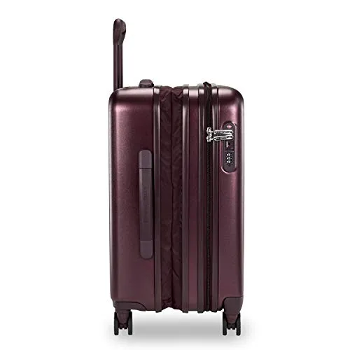 Briggs & Riley Sympatico Hardside International Spinner Luggage, Plum, 21-Inch Carry-On