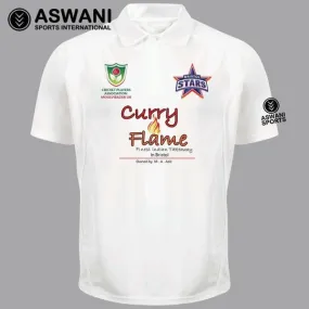 Bristol Stars Cricket Club Playing Shirt, Short Sleeve