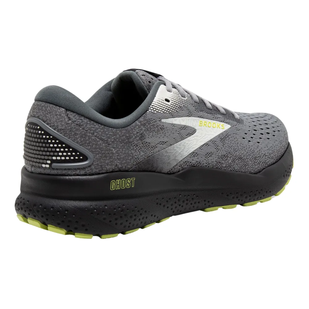 Brooks Ghost 16 Primer/Grey/Lime Running Shoe (Men's)