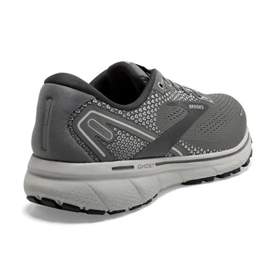 Brooks Mens Ghost 14 Lightweight Running Shoe- Grey/Alloy/Oyster