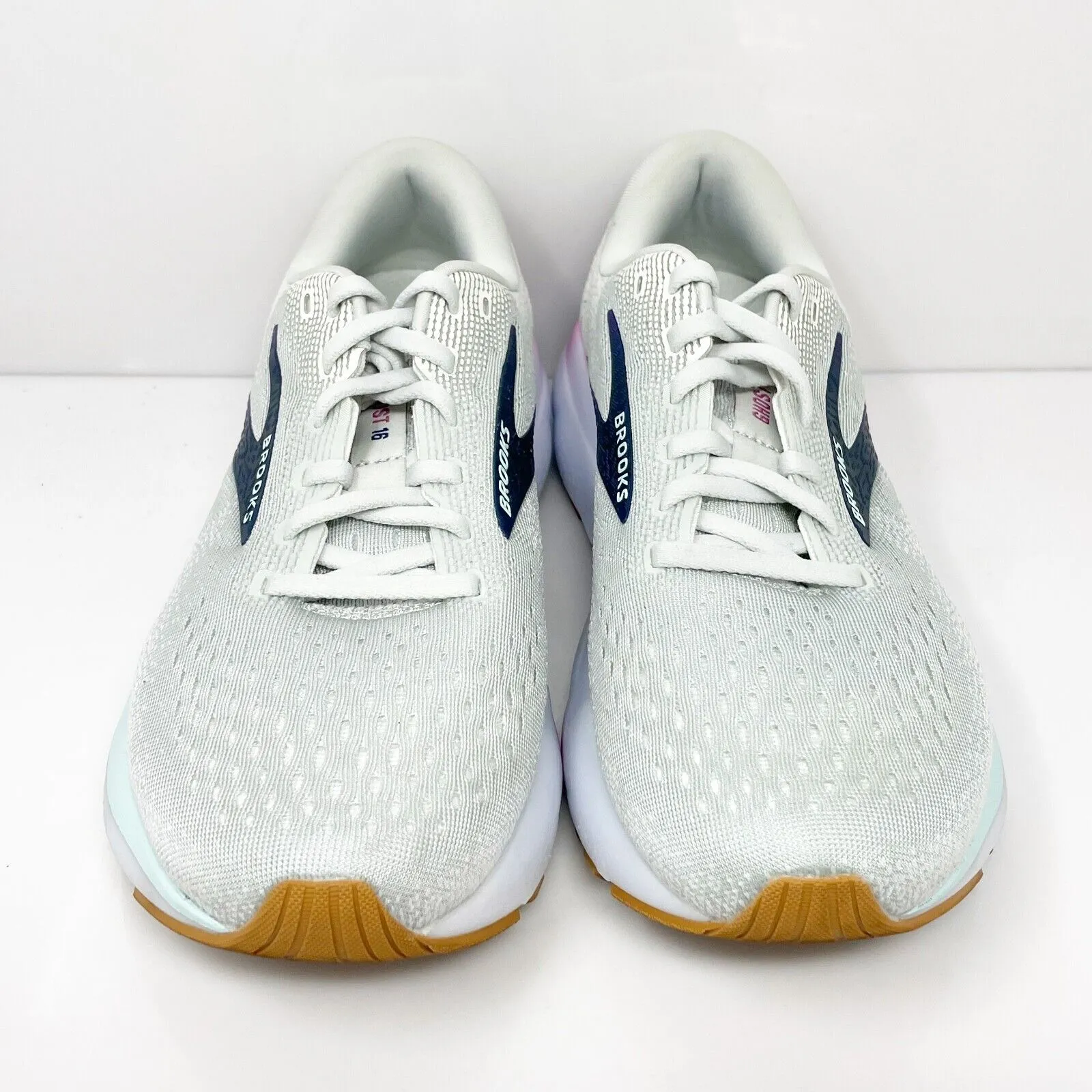 Brooks Womens Ghost 16 1204071D175 Gray Running Shoes Sneakers Size 8.5 D