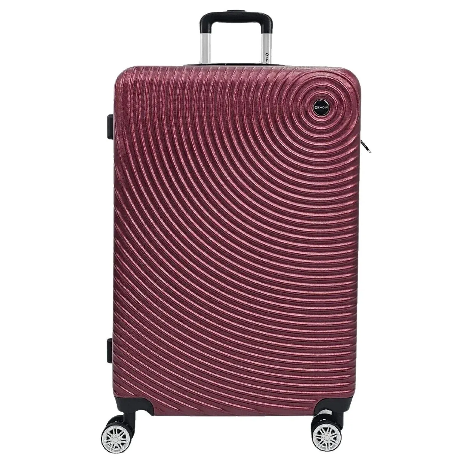 Brookside Extra Large Hard Shell Burgundy Suitcase
