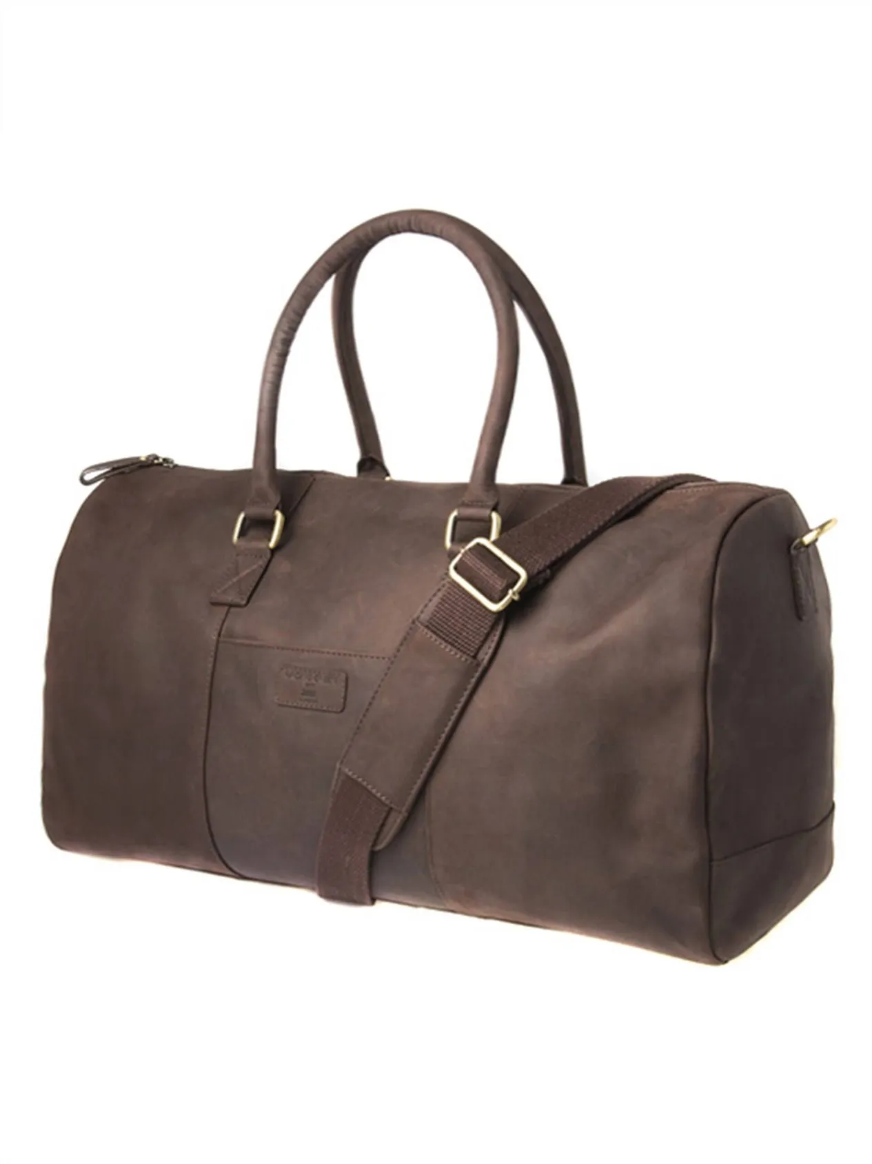 Brown Leather Holdall Bag