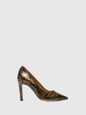 Brown Pointed Toe Shoes