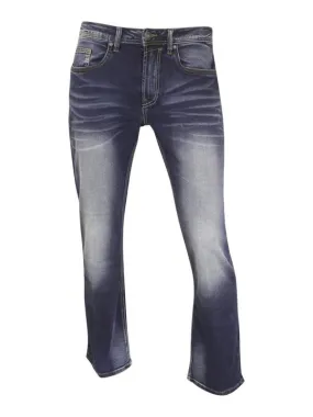 Buffalo David Bitton Men's Driven-X Jeans Relaxed Stretch Sandblasted Blue 34x32
