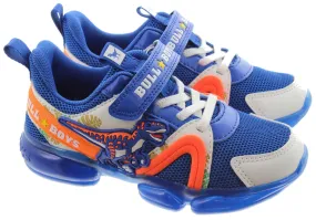 BULL BOYS Kids 4500 Velociraptor Light Up Trainers In Royal Blue
