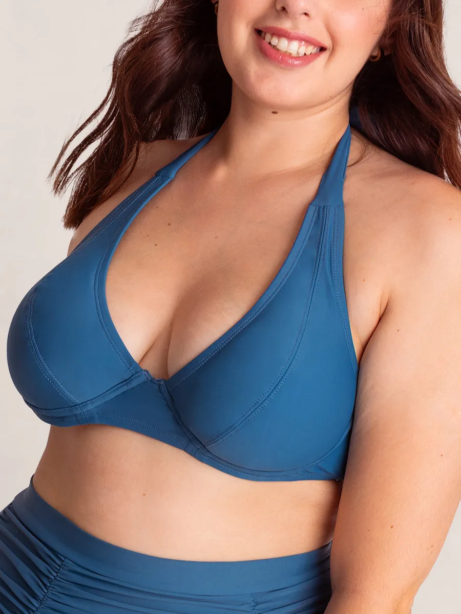 Bundle Shapermint Essentials - 1 Halter Bikini Top + 1 Ruffled Bikini Top + 1 Bikini Bottom