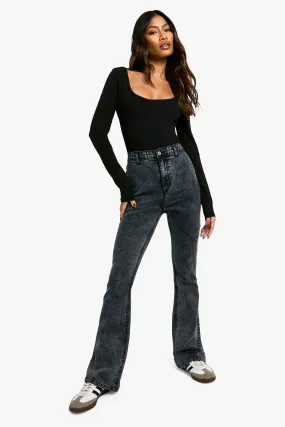 Butt Shaper High Rise Flared Jeans
