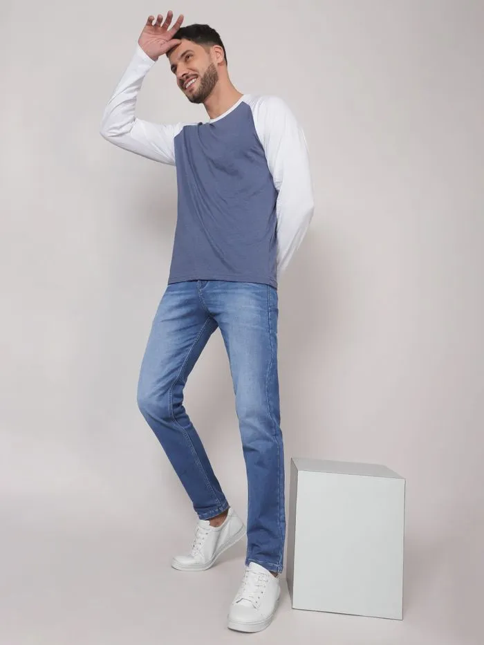 Buy Duke Blue Cotton Knitted Jeans Online in India -Beyoung