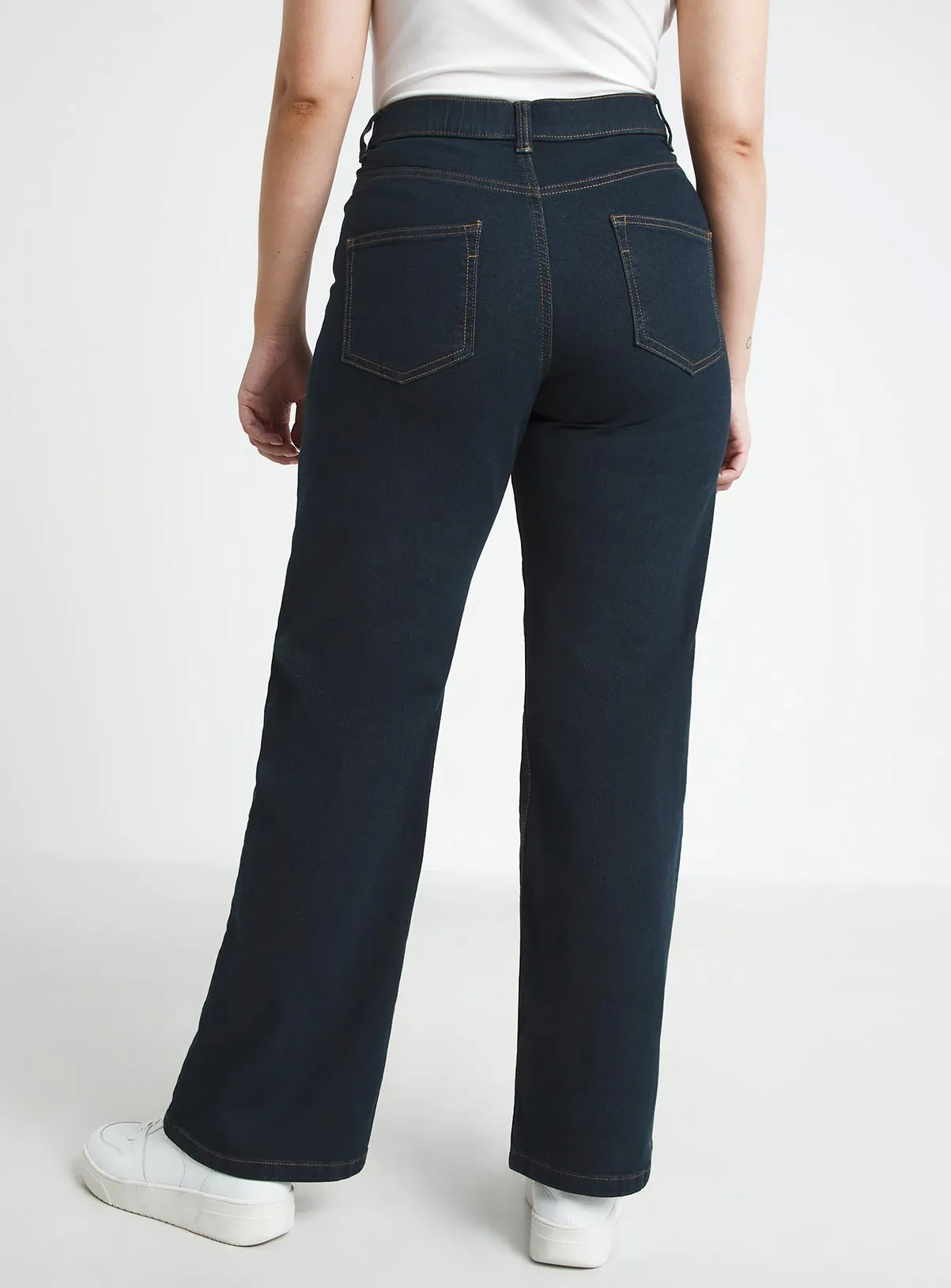 Buy SIMPLY BE 24/7 Indigo Wide Leg Jean 18 | Jeans | Tu