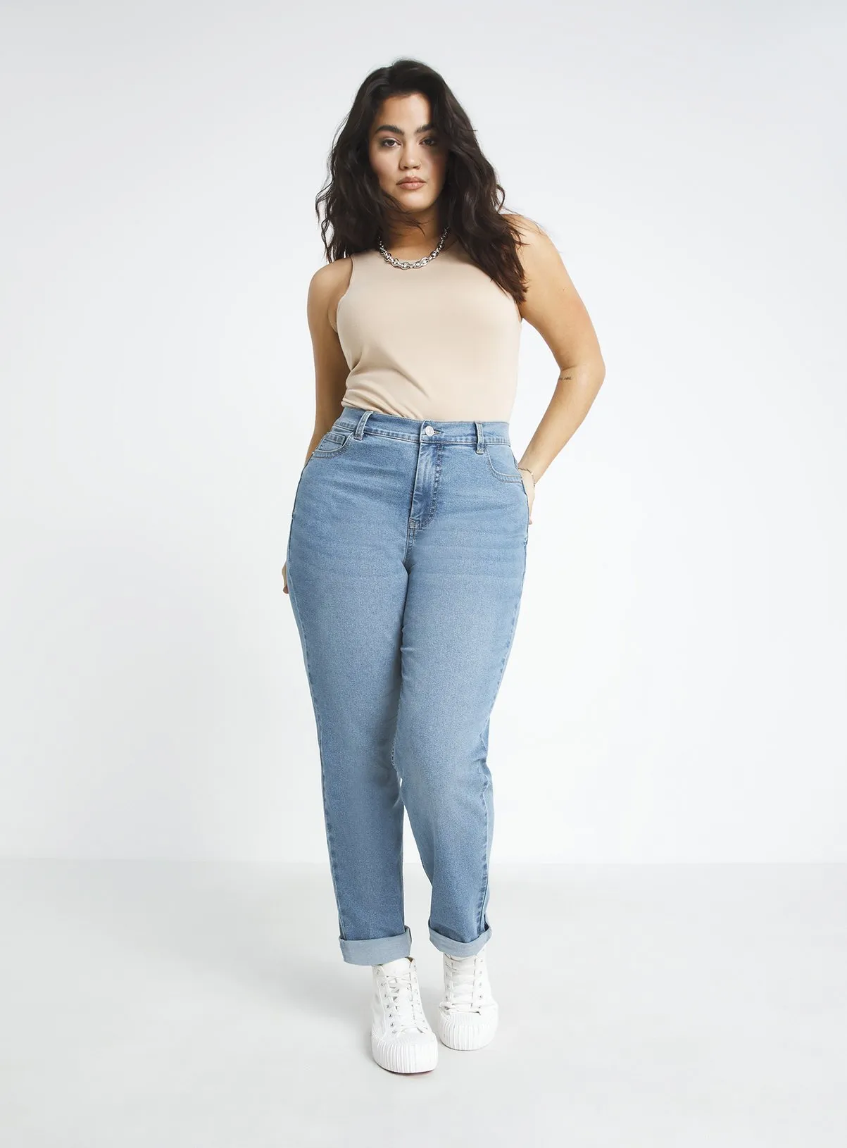 Buy SIMPLY BE 24/7 Mid Vintage Boyfriend Jean 16 | Jeans | Tu