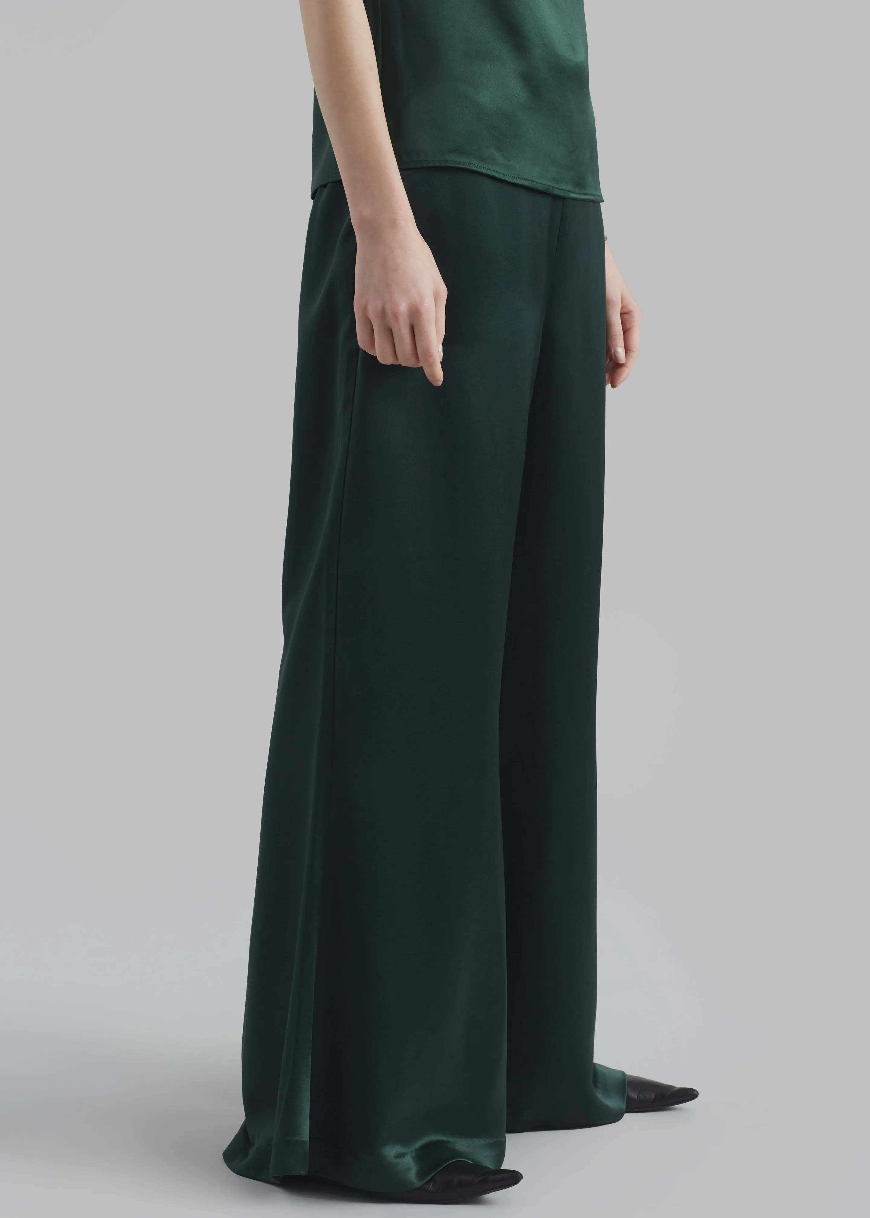 By Malene Birger Lucee Flared Trousers - Sycamore