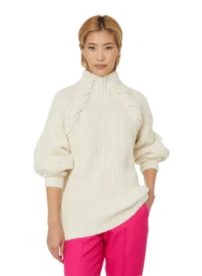 CAES  Wool-blend jumper - Beige
