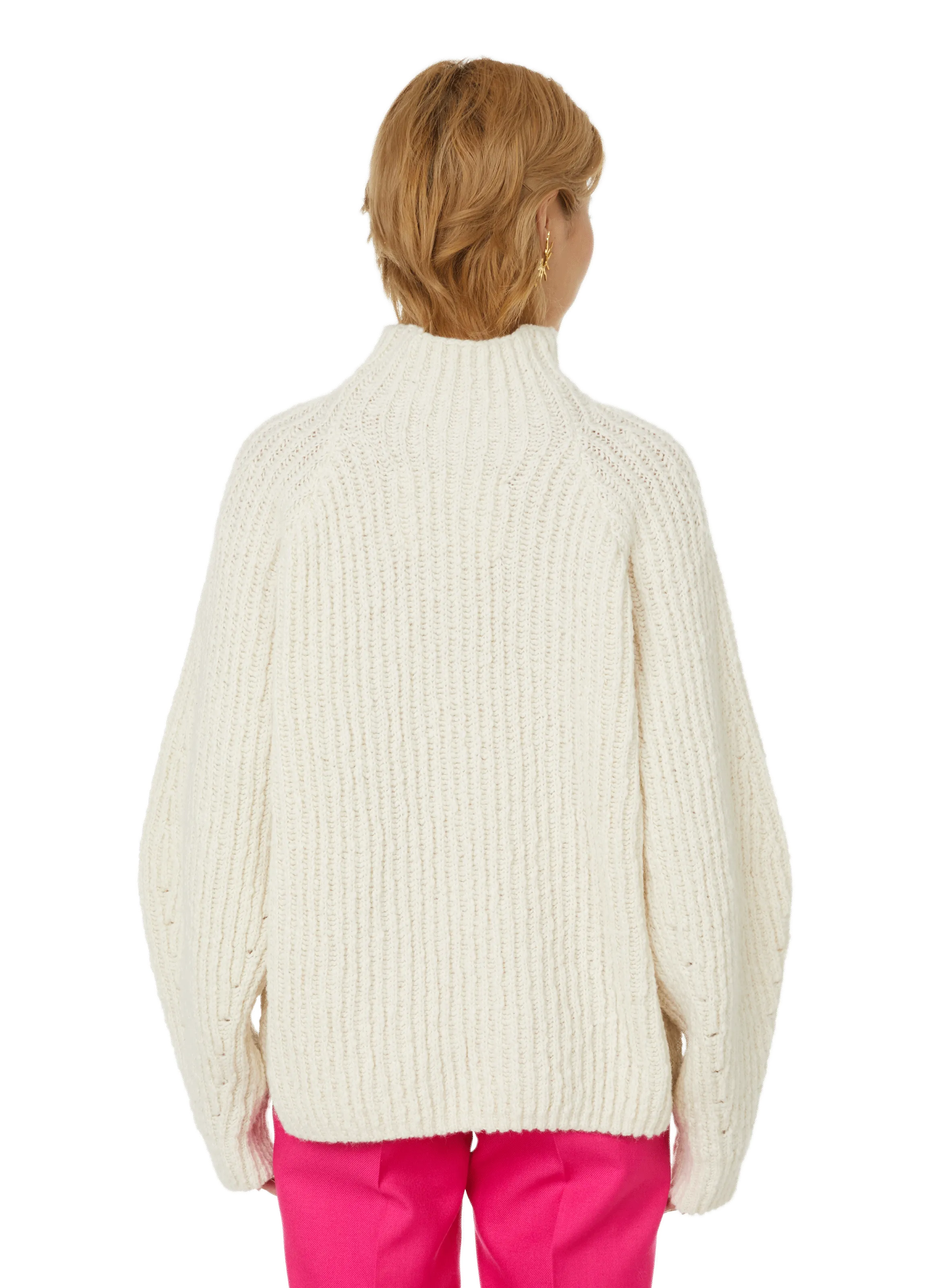 CAES  Wool-blend jumper - Beige