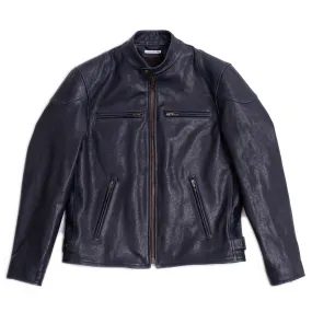 Café Racer Indaco Leather Jacket - Shangri-la Heritage