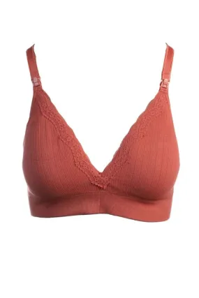  Cake Maternity     Tutti Frutti Nursing Bra - Rust