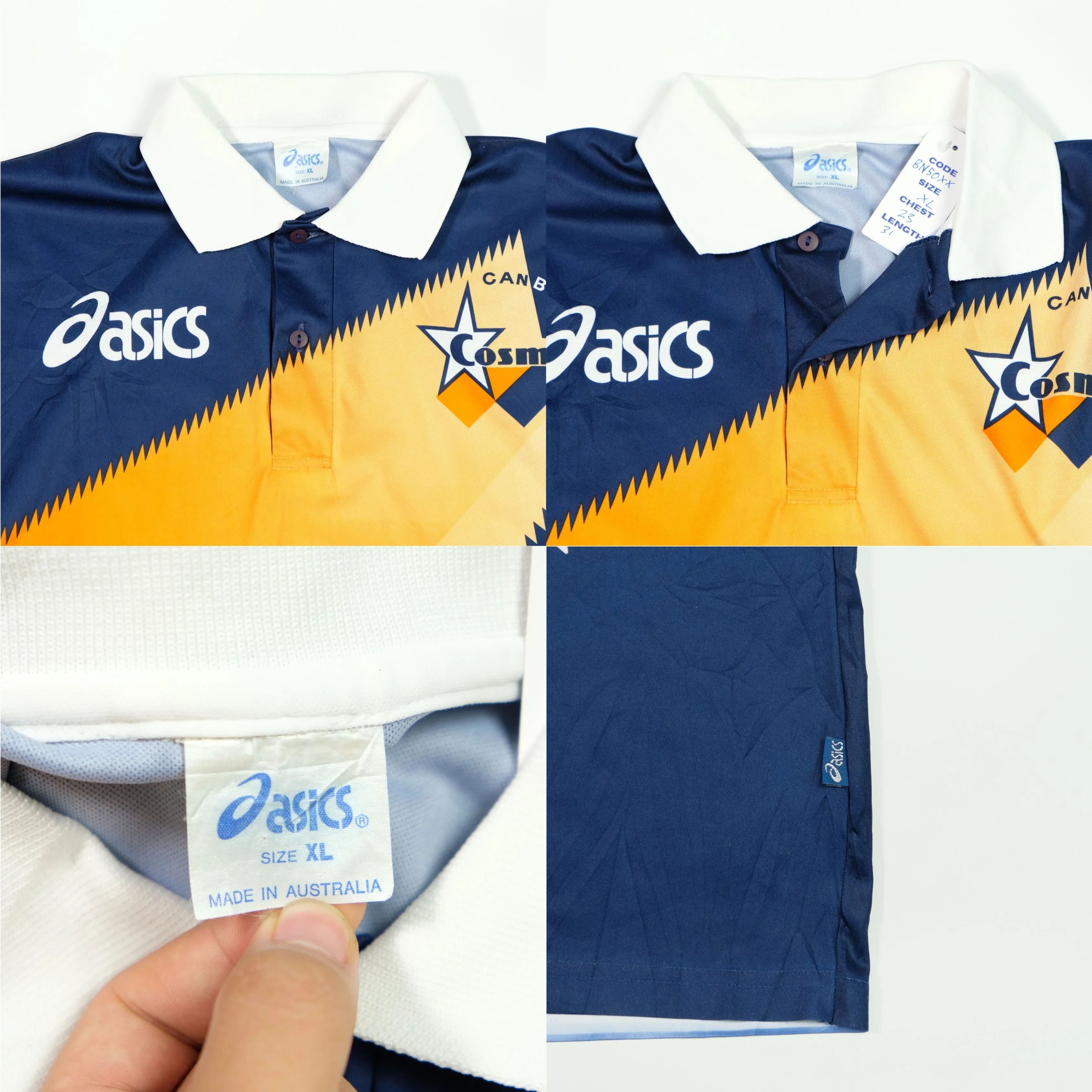 Canberra Cosmos FC Australia Original 1995/1996 Home Football Shirt XL