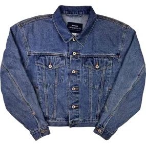 Canyon River Blues 90's Cropped Denim Jacket Blue