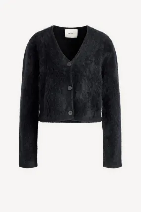 Cardigan Filippa in Black Brushed
