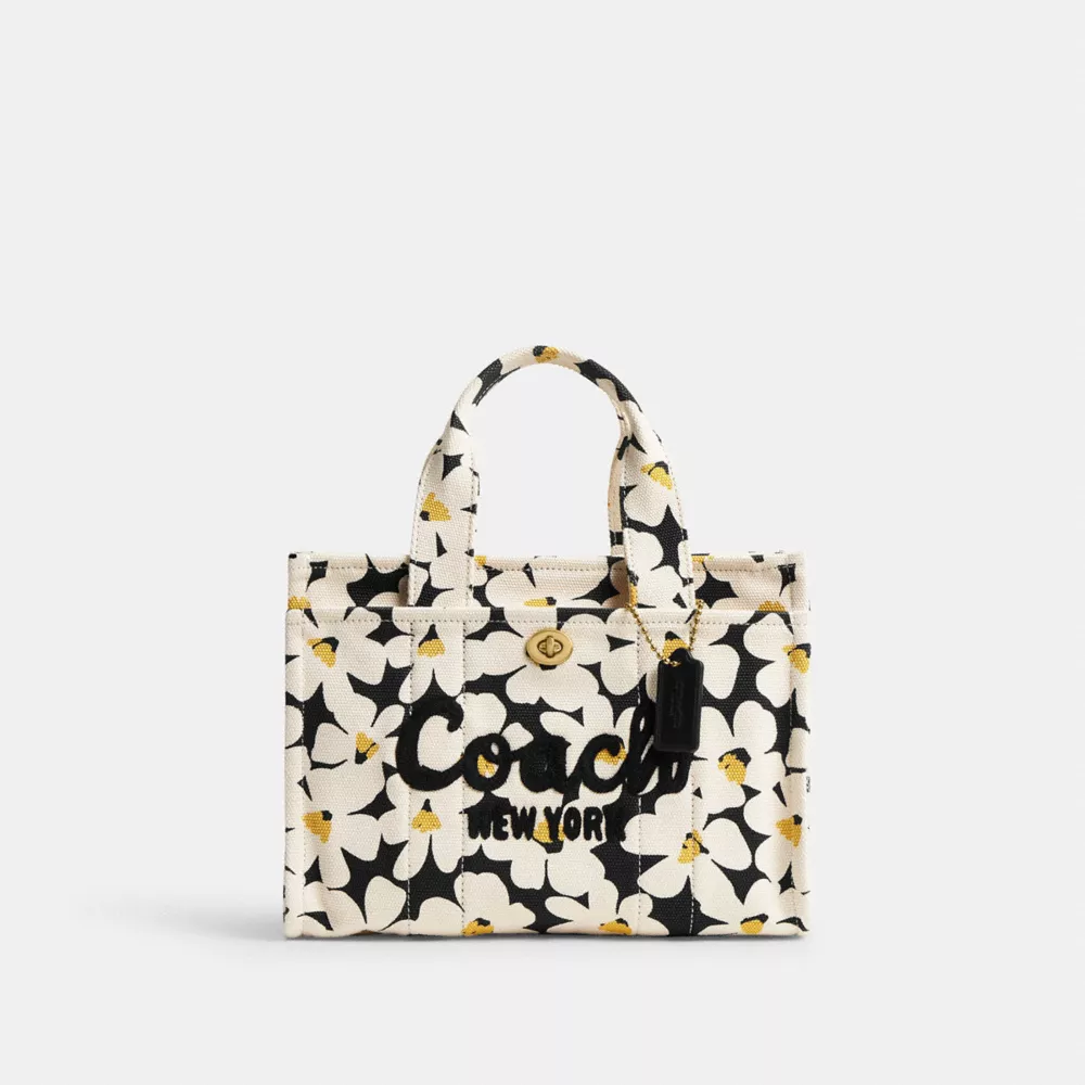 CARGO TOTE 26 WITH FLORAL PRINT