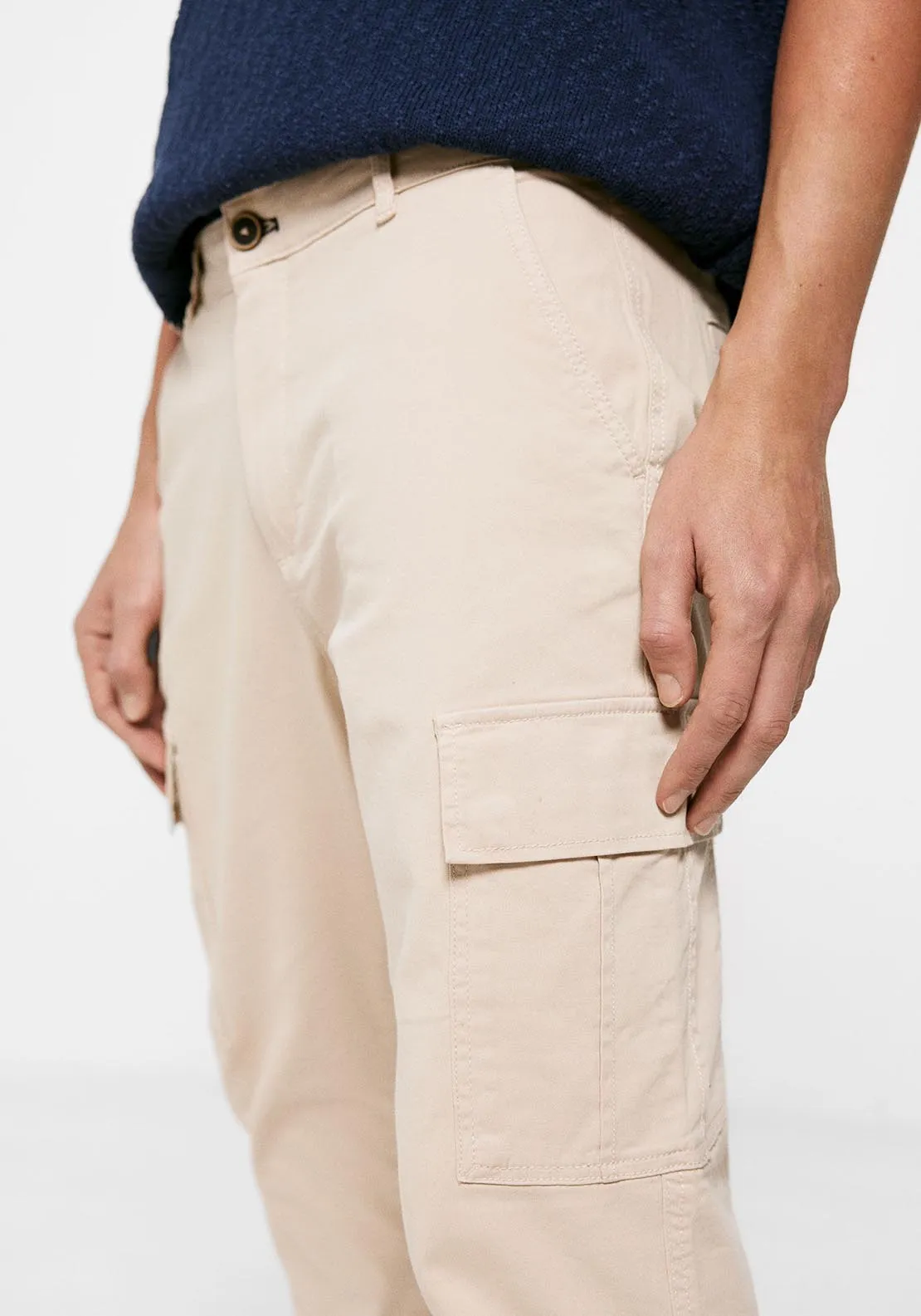 Cargo trousers - White