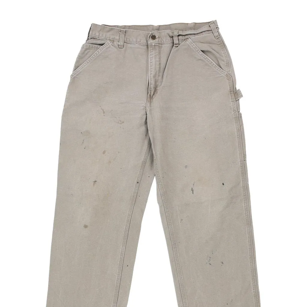 Carhartt Carpenter Trousers - 32W 31L Grey Cotton