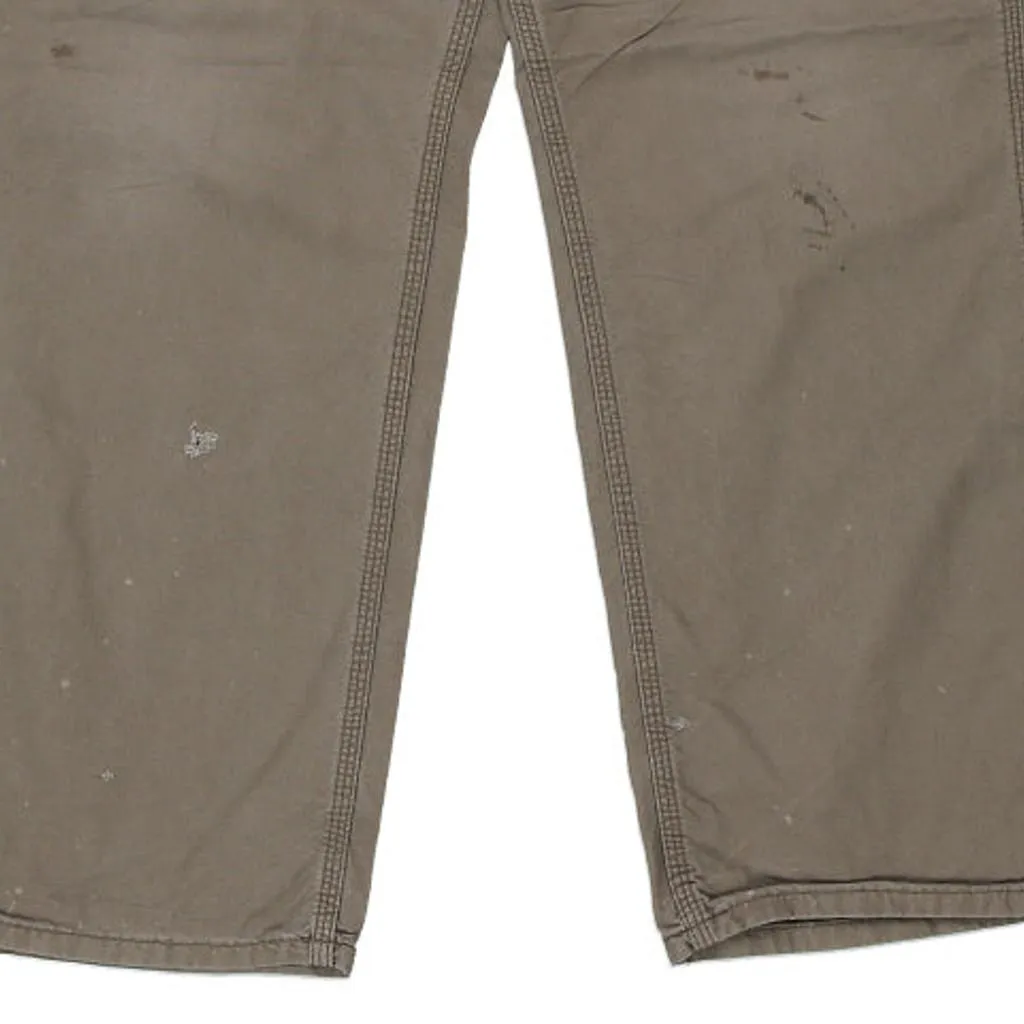 Carhartt Carpenter Trousers - 34W 30L Brown Cotton