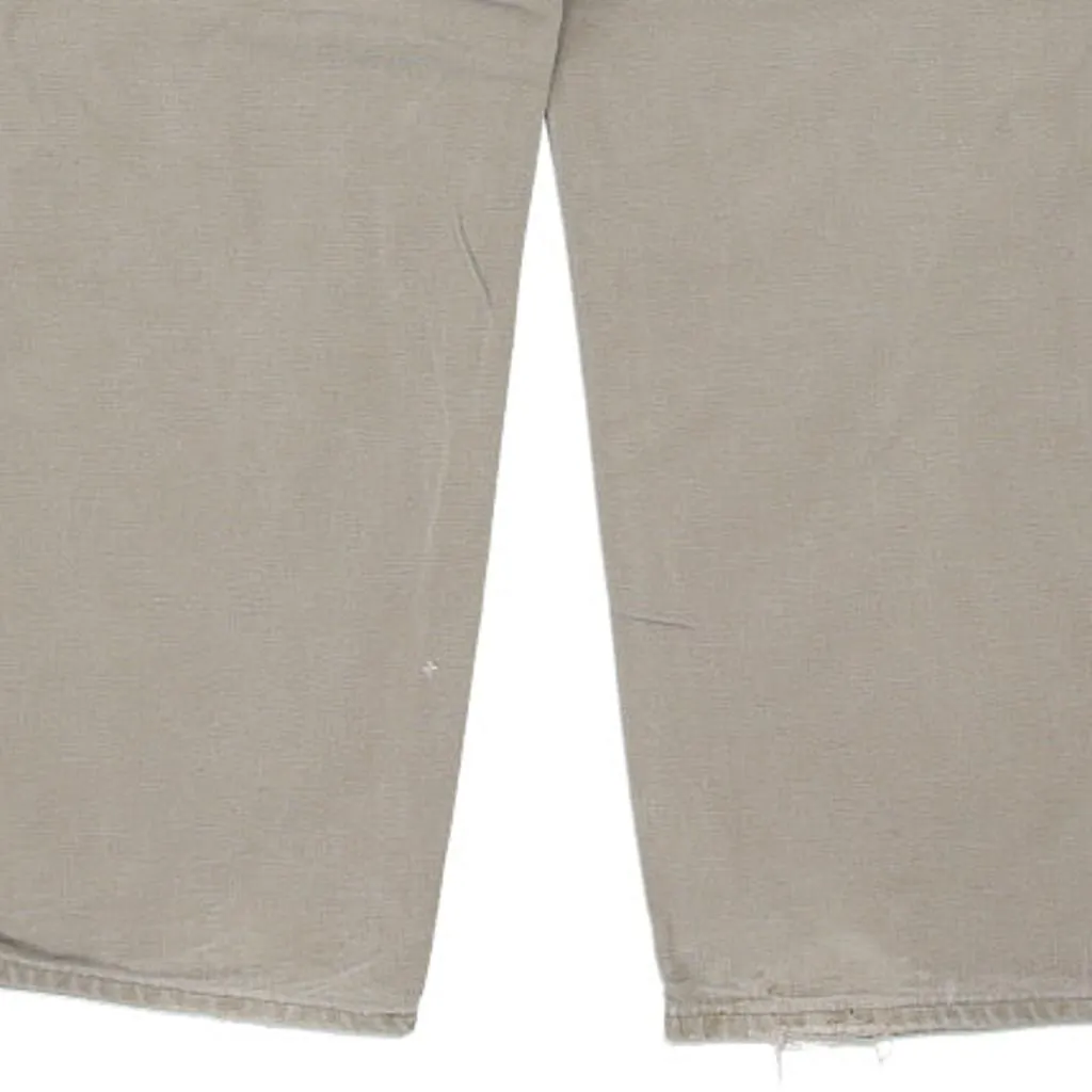 Carhartt Carpenter Trousers - 38W 32L Grey Cotton