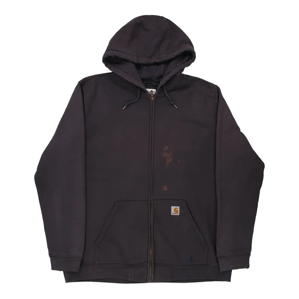 Carhartt Hoodie - XL Black Cotton Blend