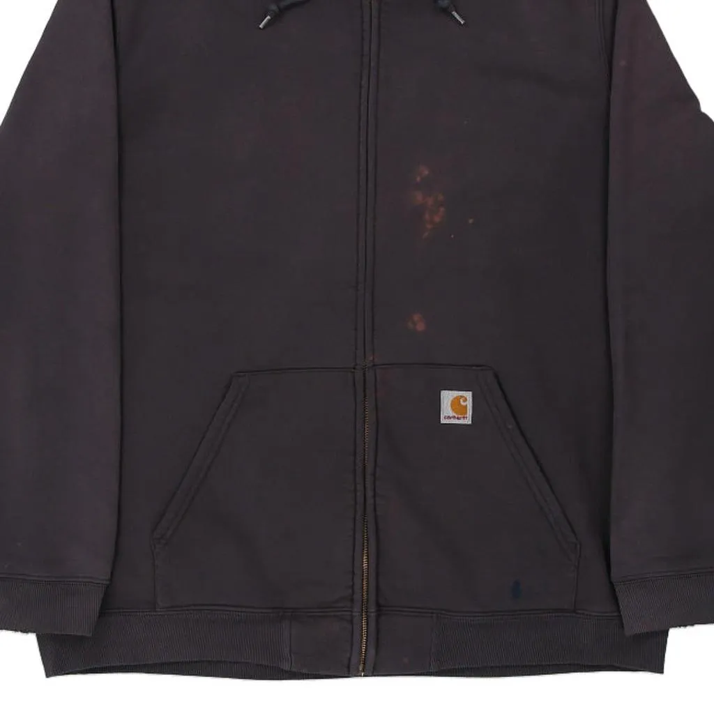 Carhartt Hoodie - XL Black Cotton Blend