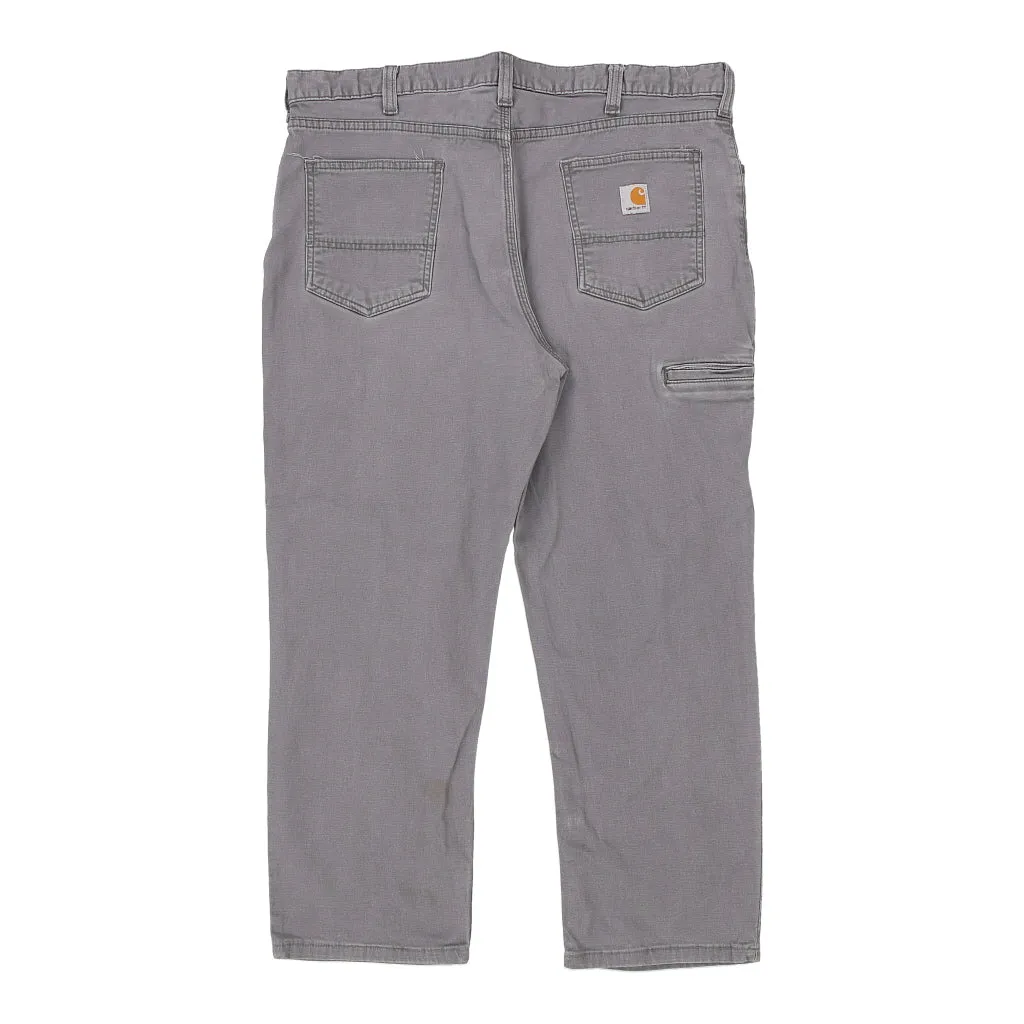 Carhartt Trousers - 38W 28L Grey Cotton