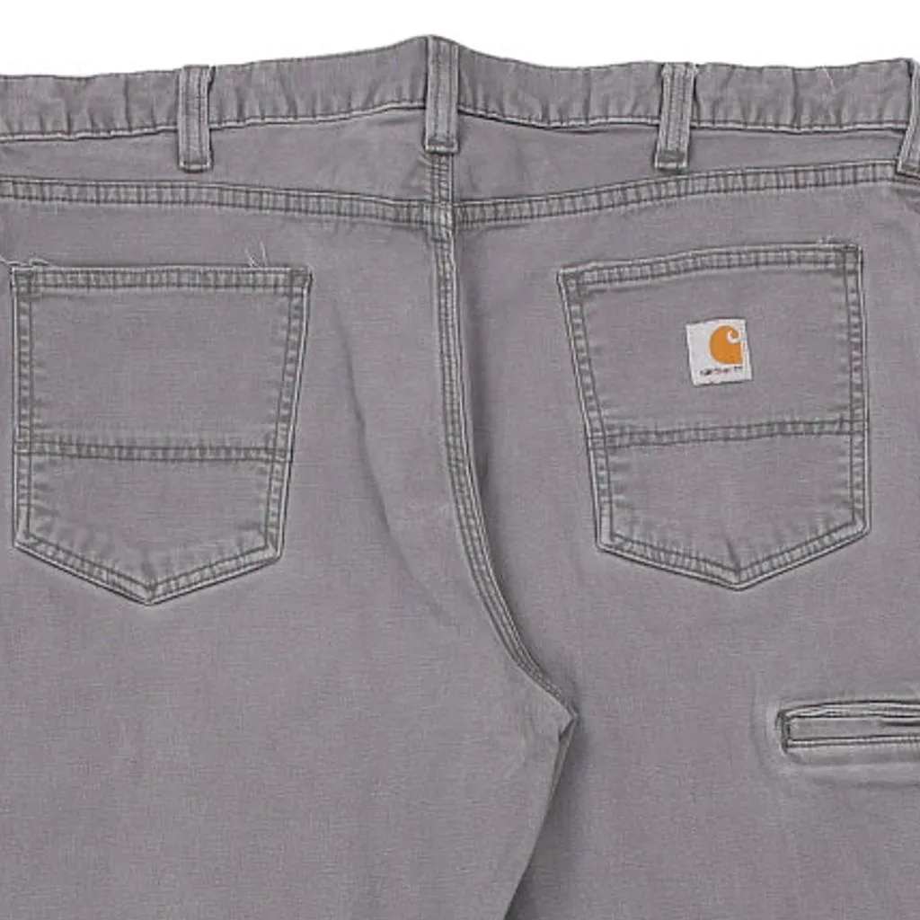 Carhartt Trousers - 38W 28L Grey Cotton