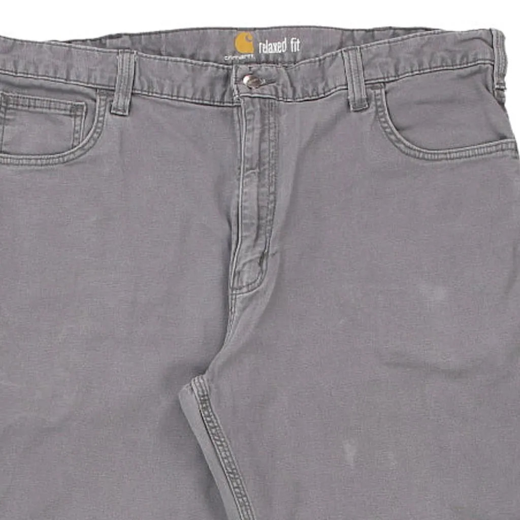 Carhartt Trousers - 38W 28L Grey Cotton