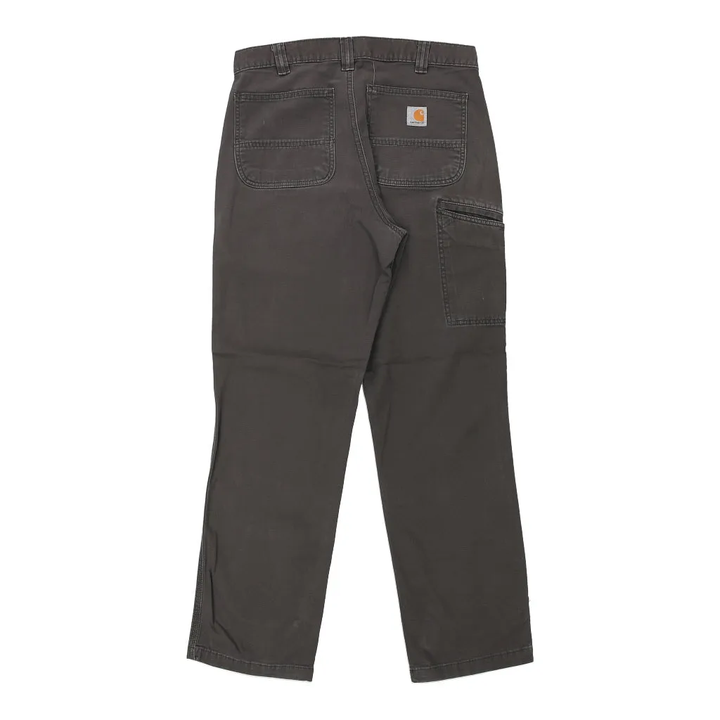 Carhartt Trousers - 40W 30L Grey Cotton