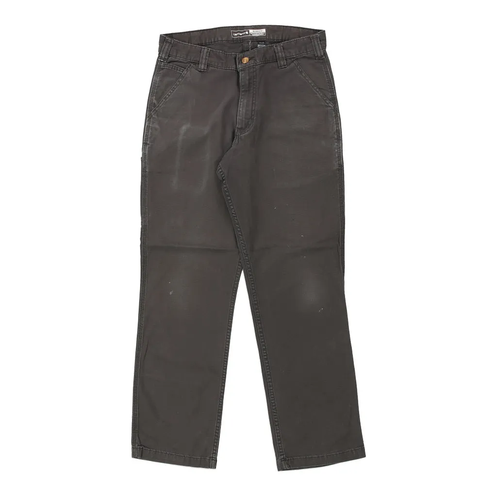 Carhartt Trousers - 40W 30L Grey Cotton