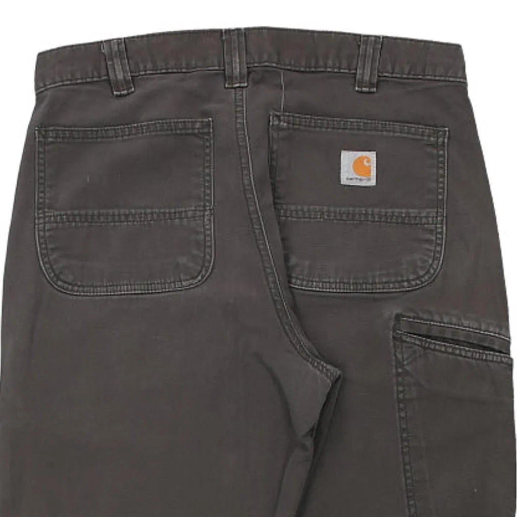 Carhartt Trousers - 40W 30L Grey Cotton