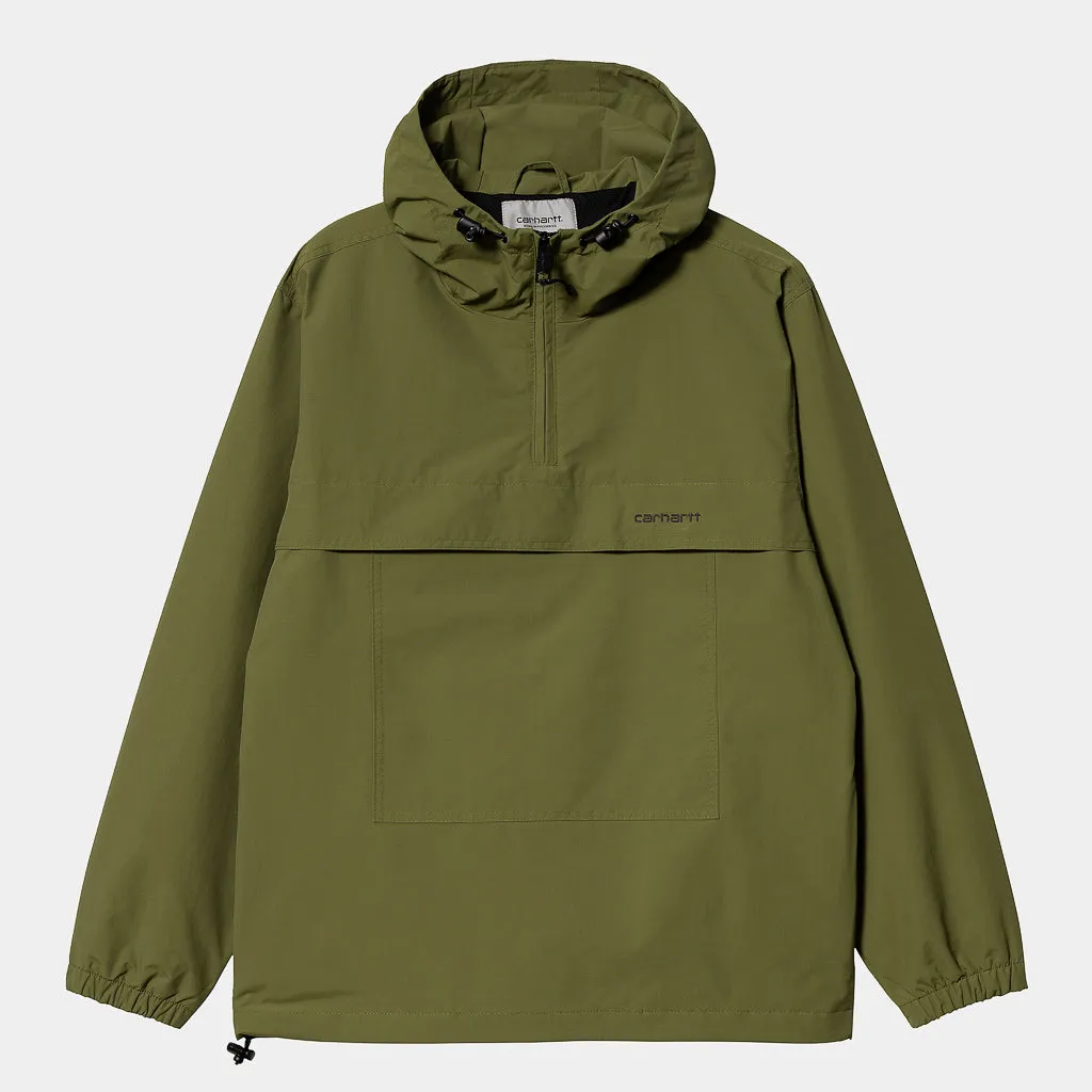 Carhartt WIP - Windbreaker (Summer) Pullover Hooded Jacket - Kiwi / Black